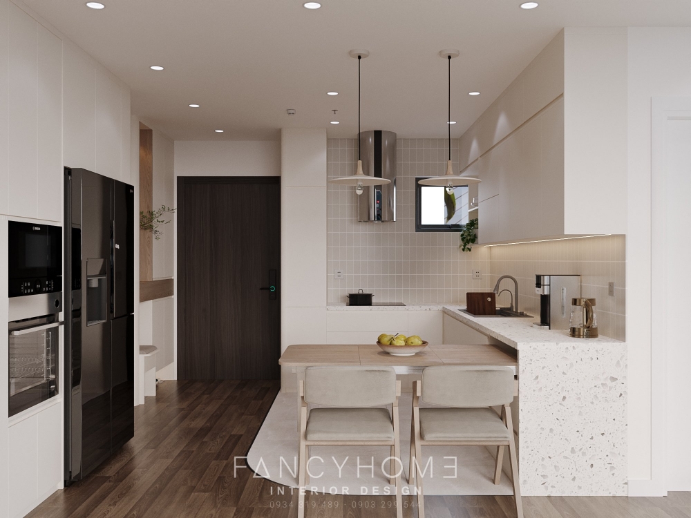 Thiết kế căn hộ - Không gian phòng bếp 