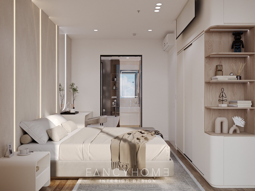 Thiết kế căn hộ - Không gian phòng ngủ Master 